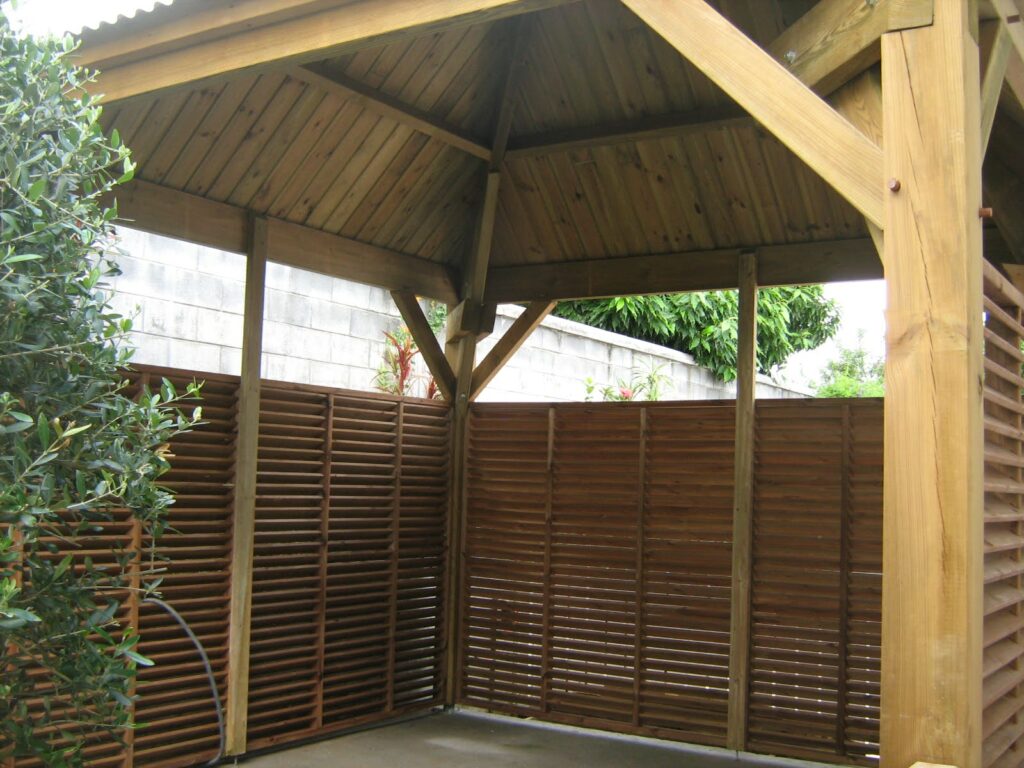 Kiosque bois 974 La Réunion